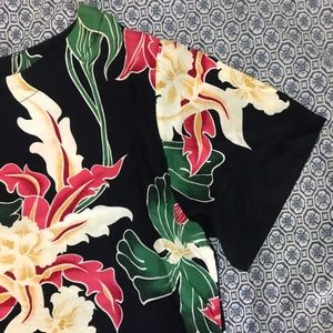 Vintage tropical crop top